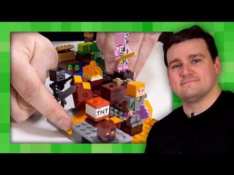 Melon Farm and Nether Fight - LEGO Minecraft - 21138 - Designer Video