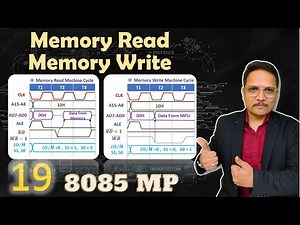 Memory Read and Write Machine Cycles in 8085 Microprocessor | Timing Diagram