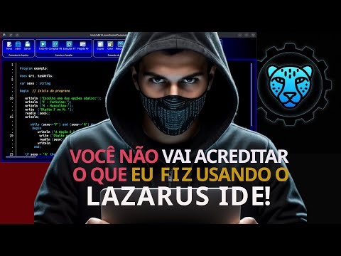 VOCÊ não vai ACREDITAR NO QUE eu fiz usando o LAZARUS IDE!