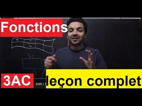 Maths 3ème année :fonction affine et linéaire leçon complet شرح مفصل لدرس الدالة التالفية والخطية
