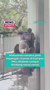 Dua mahasiswa sesama jenis kedapatan melakukan tindakan tidak pantas di selasar perpustakaan kampus Politeknik Negeri Jakarta (PNJ). Aksi tersebut terekam video dan kemudian viral di kalangan mahasiswa. Humas PNJ, Dhika, membenarkan kejadian tersebut. Ia menjelaskan mahasiswa yang terlibat adalah AZ dari Program Studi Administrasi Niaga angkatan 2025, sementara pria lainnya bukan mahasiswa PNJ. Usai kejadian itu, AZ menjalani proses pemeriksaan bersama pihak kampus. Pimpinan PNJ saat ini tengah