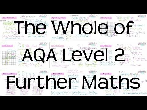 The Whole of AQA Level 2 Further Maths | Revision for GCSE