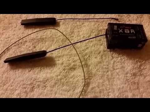 How to change frsky x8r antenna for the Taranis
