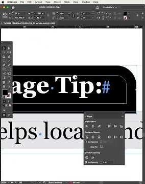 How to Fit Text Frames in InDesign Using Align Options | Hidden Tricks Revealed!