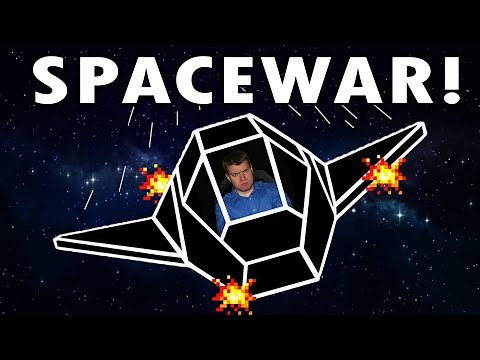 Very First Video Games EVER! The History of Computer Space & Space War - The Irate Gamer