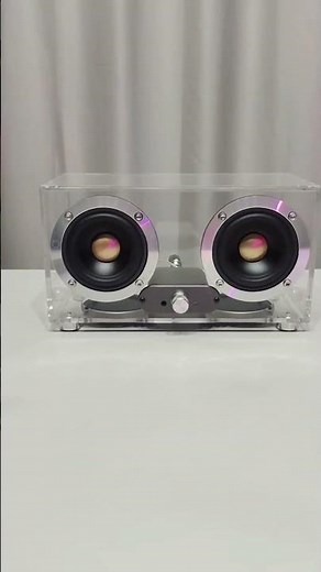 DIY acrylic transparent speaker
