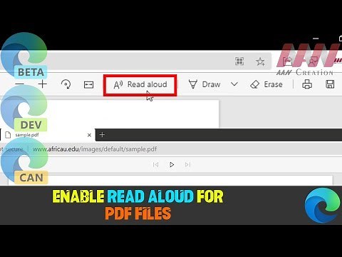 How to Enable Read Aloud for PDF Files in Microsoft Edge Chromium