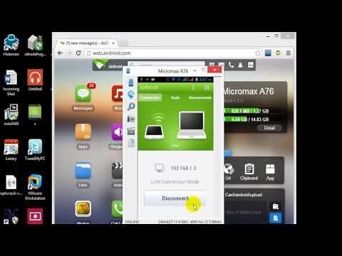How to connect the Android mobile to PC in WIFI?