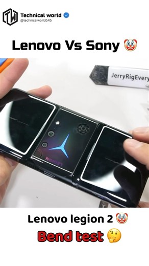 Lenovo Legion 2 Vs Xperia XVii 🤡#Bend test🤯#will it survive🤔#lenovo#Sony