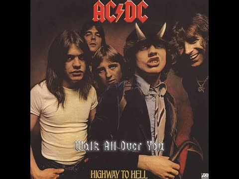 ACDC - WALK ALL OVER YOU Guitar Backing Track with Original Vocals