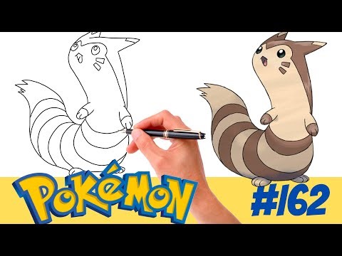 Cómo dibujar FURRET POKEMON #162 | FÁCIL | Generación 2