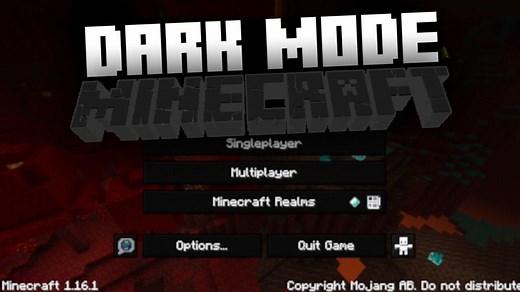 Dark Mode Texture Pack 1.21.11 / 1.21.10 | Download