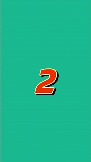4 Second Countdown Timer ⏰ | Bright green screen and huge numbers #countdowntimer