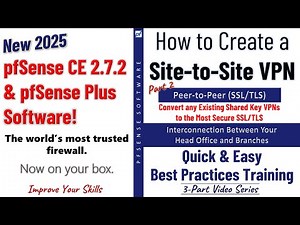 pfSense 2.7.2 New! | Convert OpenVPN (Peer-to-Peer Shared Key) to (Peer-to-Peer SSL/TLS)