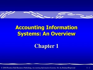 Accounting Information Systems: An Overview - SlideServe