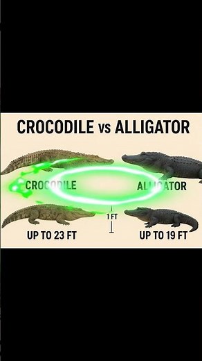 Crocodile vs Alligator | The Truth About Their Size & Snout