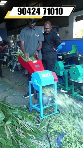 😱Increase Dairy Farm Efficiency with a Chaff Cutter Machine! 🐄🌿