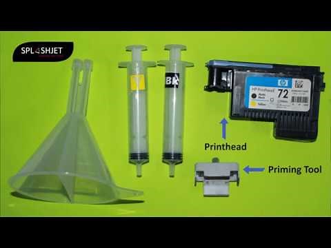 How To Prime HP DesignJet Printhead