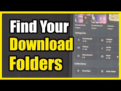 How to Find your Download Folder on your Android Phone (Settings Tutorial)