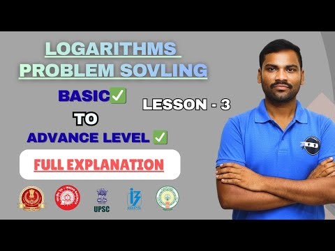 Logarithms Problem Solving | Beginner to Advanced Level