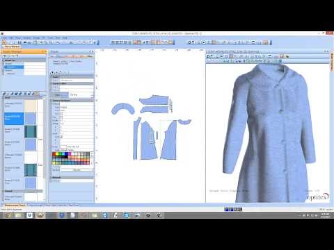 Optitex Virtual Product 3D Fashion Design Software for Textiles,Apparel,Garment Industry