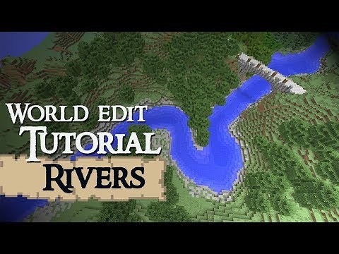 RIVERS World Edit Tutorial Minecraft