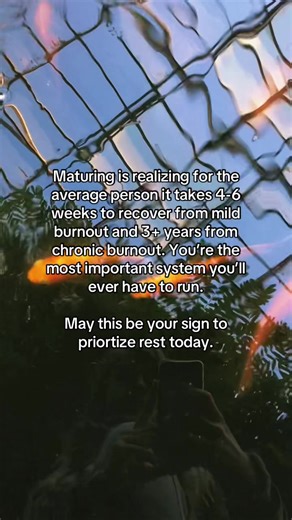 Recovering from Burnout: Rest Matters Now