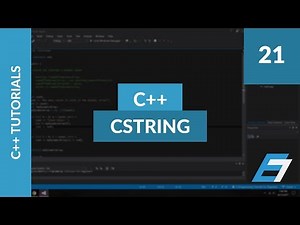 C++ Programming Tutorials - 21 - C++ cstring - Eric Liang