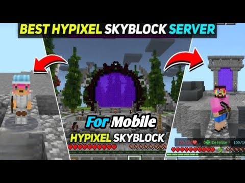 🔥 “How To JOIN Hypixel SkyBlock in Minecraft PE 1.21+ 😱 (Official Server Released!)”