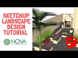 SKETCHUP LANDSCAPE DESIGN TUTORIAL PART1