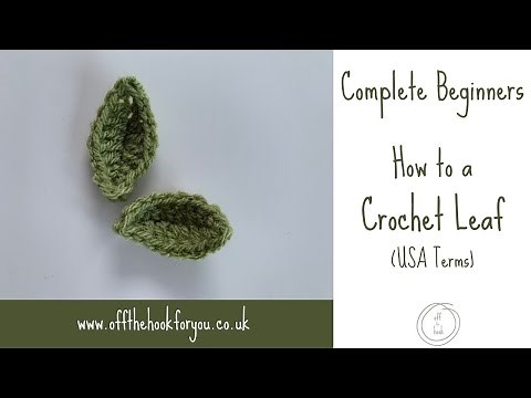 Easy Crochet Leaf - Beginners