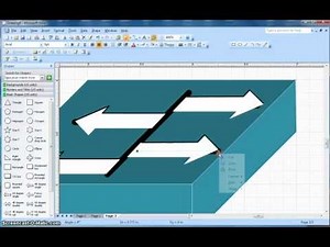 Microsoft Visio - How to create switch symbol