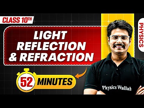 Light - Reflection & Refraction in 52 Minutes || Mind Map Series for Class 10th