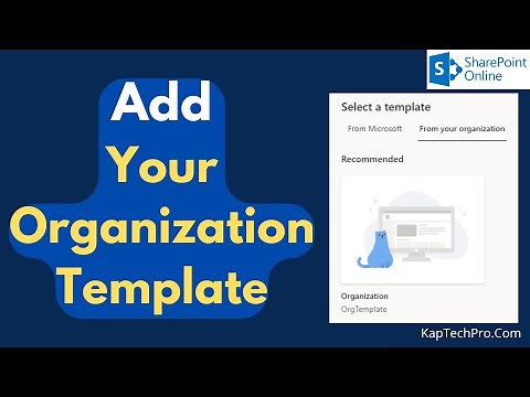 How To Create Custom Site Template In SharePoint Online