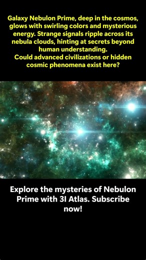 Nebula Galaxy Nebulon Prime – Hidden Cosmic Secrets & Strange Signals | 3I Atlas #3iatlas