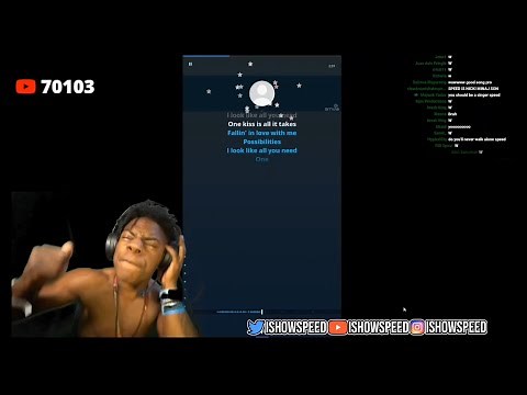 Ishowspeed Sing One Kiss | Dua Lipa |Gone wrong