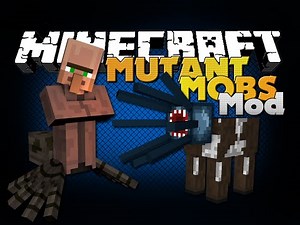 Minecraft - MUTANT MOBS MODS - THE FUSION OF MOBS