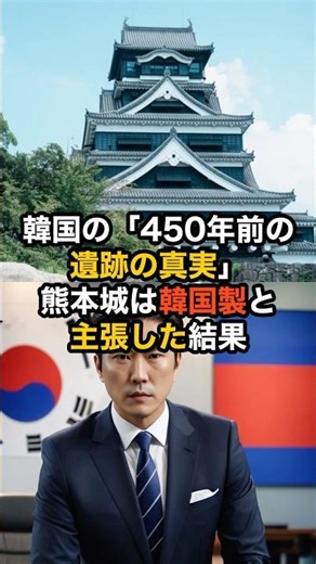 South Korea's "The Truth About 450-Year-Old Ruins": The Result of Claiming that Kumamoto Castle W...