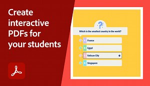 Create interactive PDFs for your students | Adobe Education Exchange