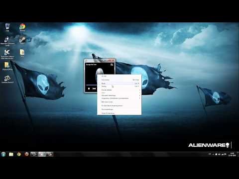 How to make Alienware AlienFx work for Windows Media Player