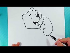 How to Draw WINNIE the POOH - Draw Along