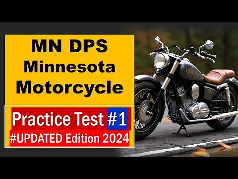 MN Motorcycle Permit Test 2024 FREE Motorcycle DMV Class M License Practice Test