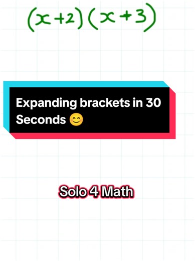 Expanding brackets in less than a minute 😮 #algebra #mathematics #mathtrick #quickmathstips @Roquel