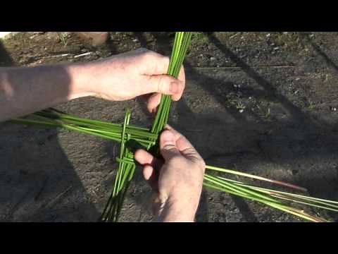 How To Make A Brigid's Cross From Rushes