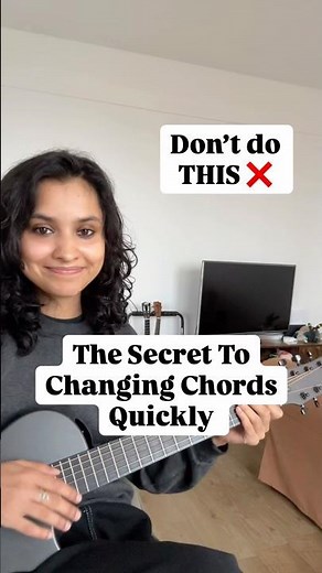 Change Chords FASTER with this ONE technique! #shorts #guitar