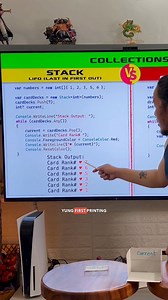 1.9K reactions · 297 shares | Stack versus Queue using C# programming (applicable din ito sa ibang language)  #programming #programmer #softwaredeveloper #softwareengineer #fullstackdeveloper #fbreels23 #fbreels #fbreelsvideo #fbreelsviral #reelsfb #reelsinstagram #reelsvideo #reelsviral #fyp #fypシ゚ #fypシ゚viral #fypシ゚viralシ #foryou #foryoupage | Frace Marteja | Facebook