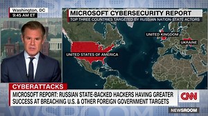 18K views · 234 reactions | A new report from Microsoft shows that Russian state-backed hackers have a greater chance of breaching United States and other foreign government targets. CNN's Alex Marquardt reports. | CNN | Facebook
