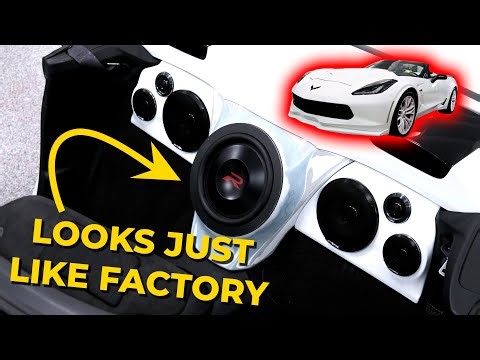 We're Tearing Apart this CUSTOM Stereo Build in a Corvette C7 Z06!