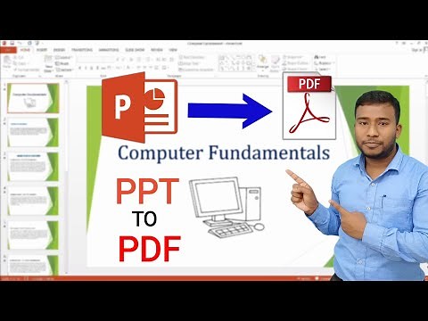 How to Convert PowerPoint to PDF | Convert PPT to PDF | PowerPoint to PDF