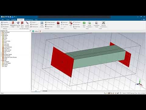 Simulation of Rectangular waveguide using CST